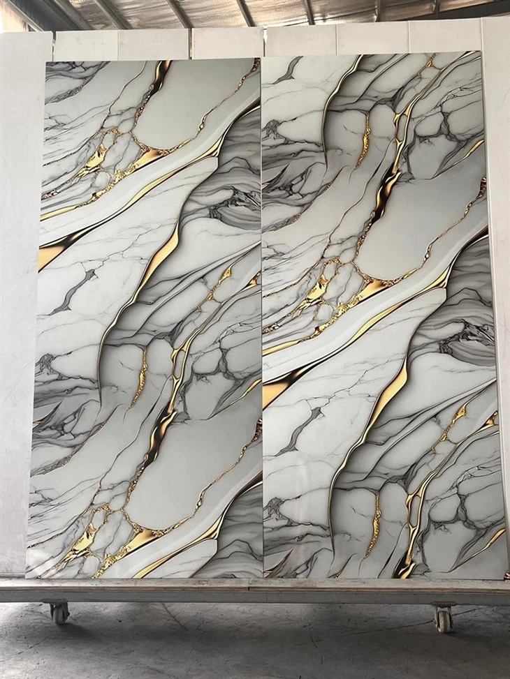 1200*2440*2.5 MM PVC MARBLE SHEETS